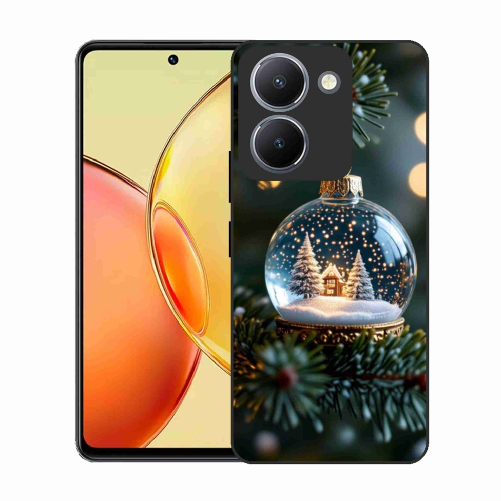 Gélový kryt mmCase na Vivo Y36 - vianočné gule 2