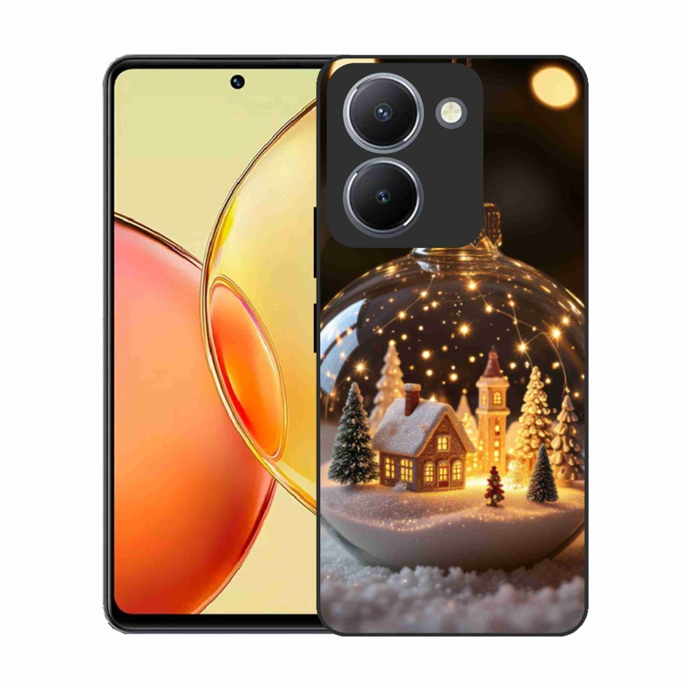 Gélový kryt mmCase na Vivo Y36 - vianočné gule 3