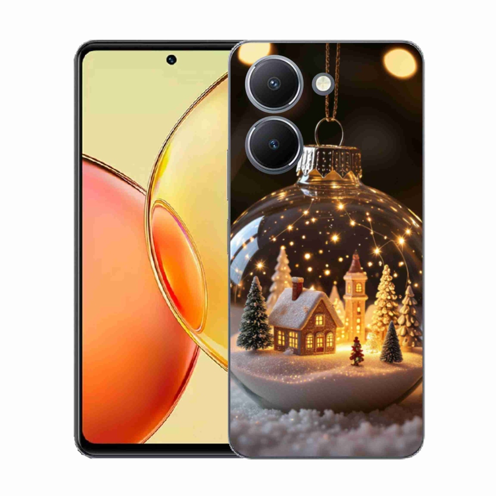 Gélový kryt mmCase na Vivo Y36 - vianočné gule 3