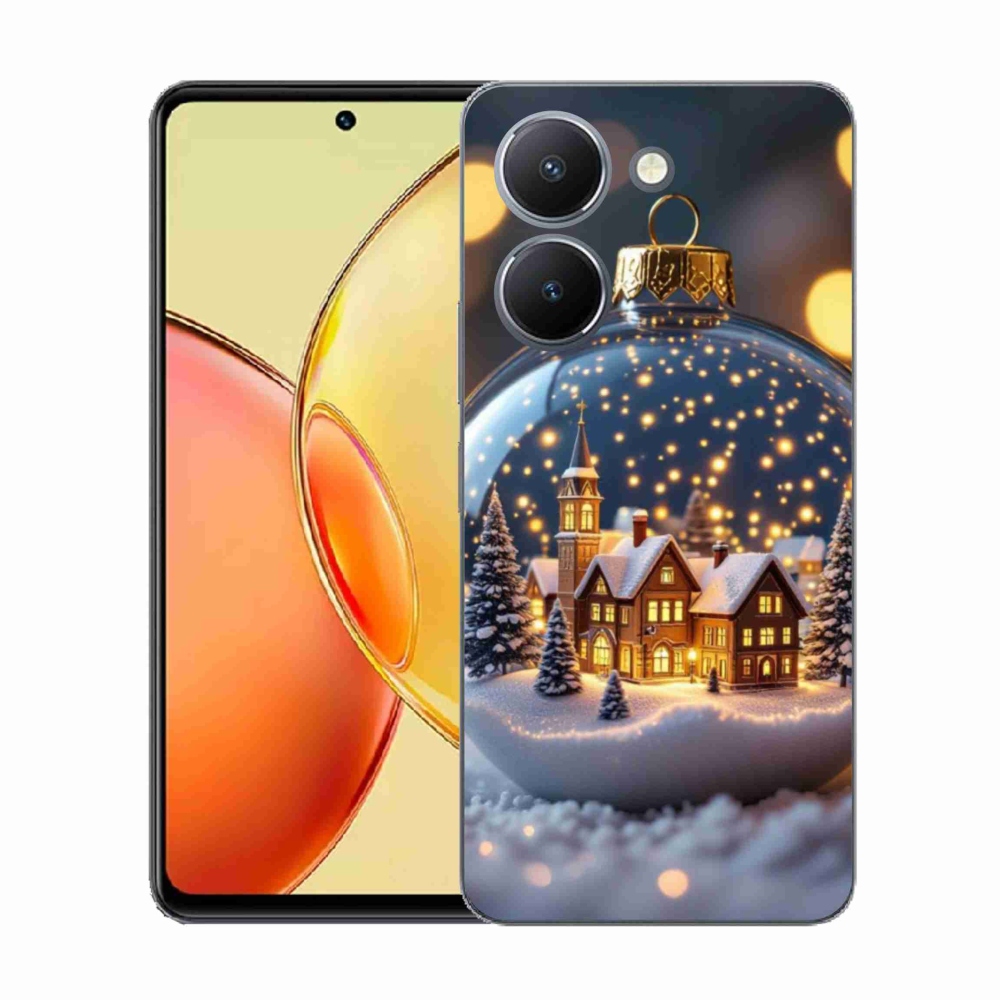 Gélový kryt mmCase na Vivo Y36 - vianočné gule 4