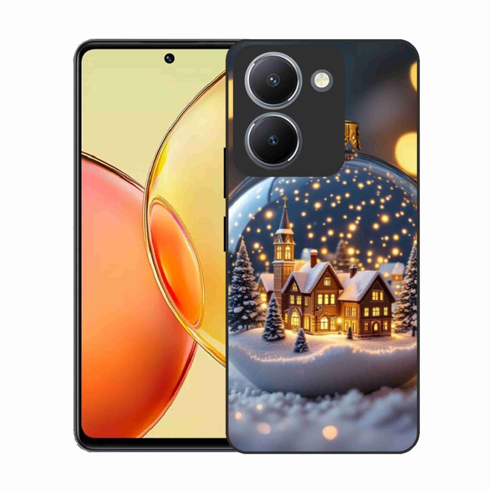 Gélový kryt mmCase na Vivo Y36 - vianočné gule 4