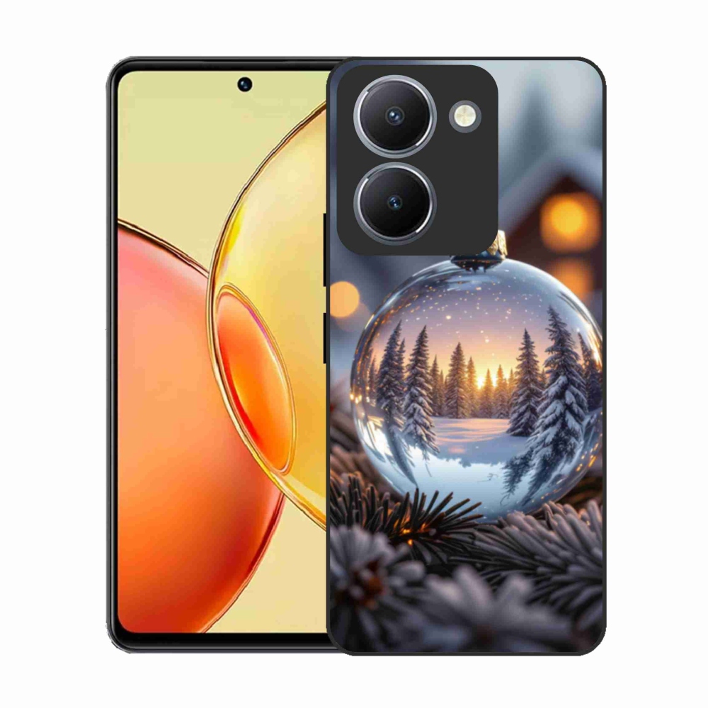 Gélový kryt mmCase na Vivo Y36 - vianočná ozdoba