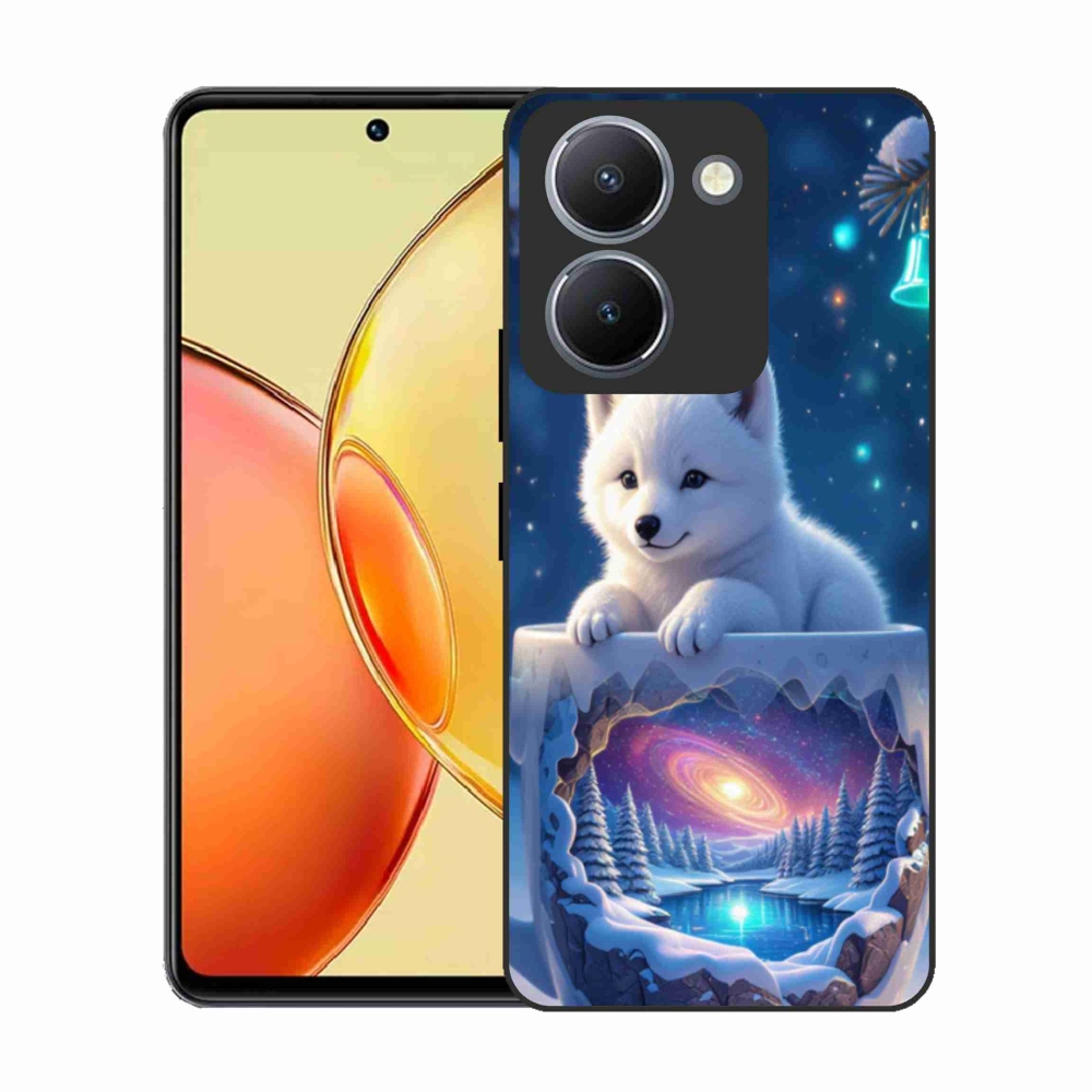 Gélový kryt mmCase na Vivo Y36 - vianočné šteňa