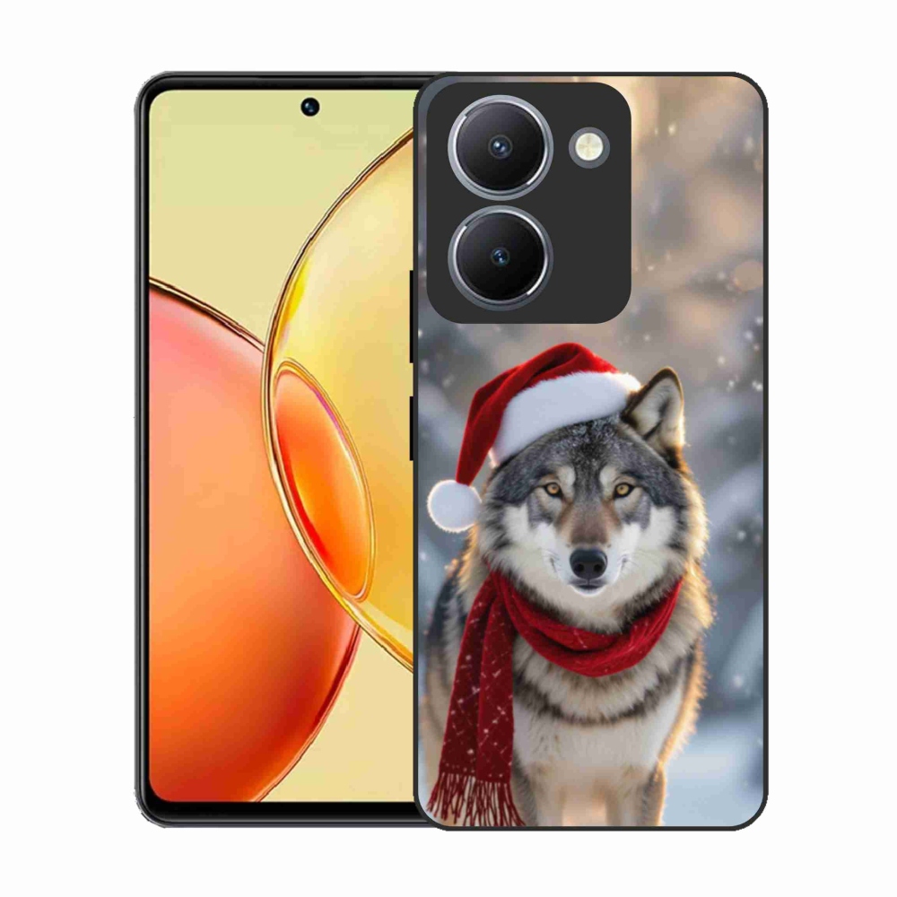 Gélový kryt mmCase na Vivo Y36 - vianočný vlk