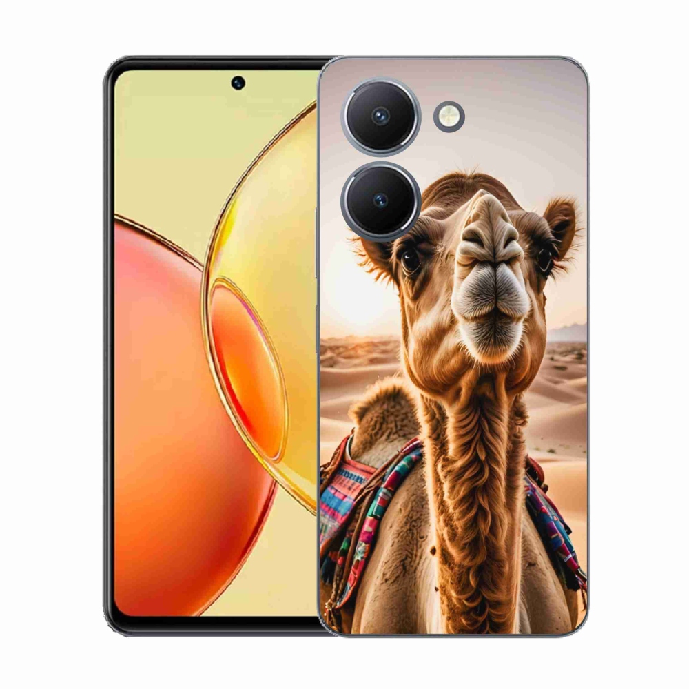 Gélový kryt mmCase na Vivo Y36 - ťava