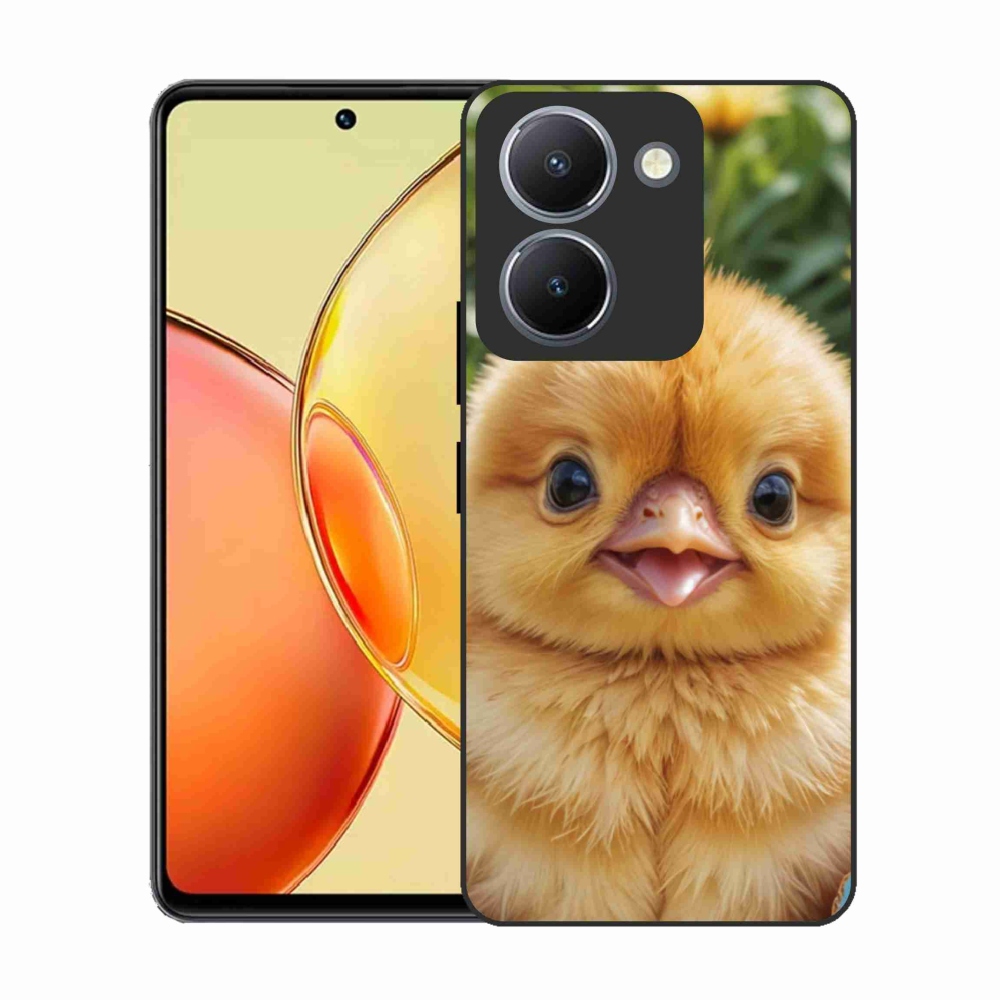 Gélový kryt mmCase na Vivo Y36 - veselé kuriatko