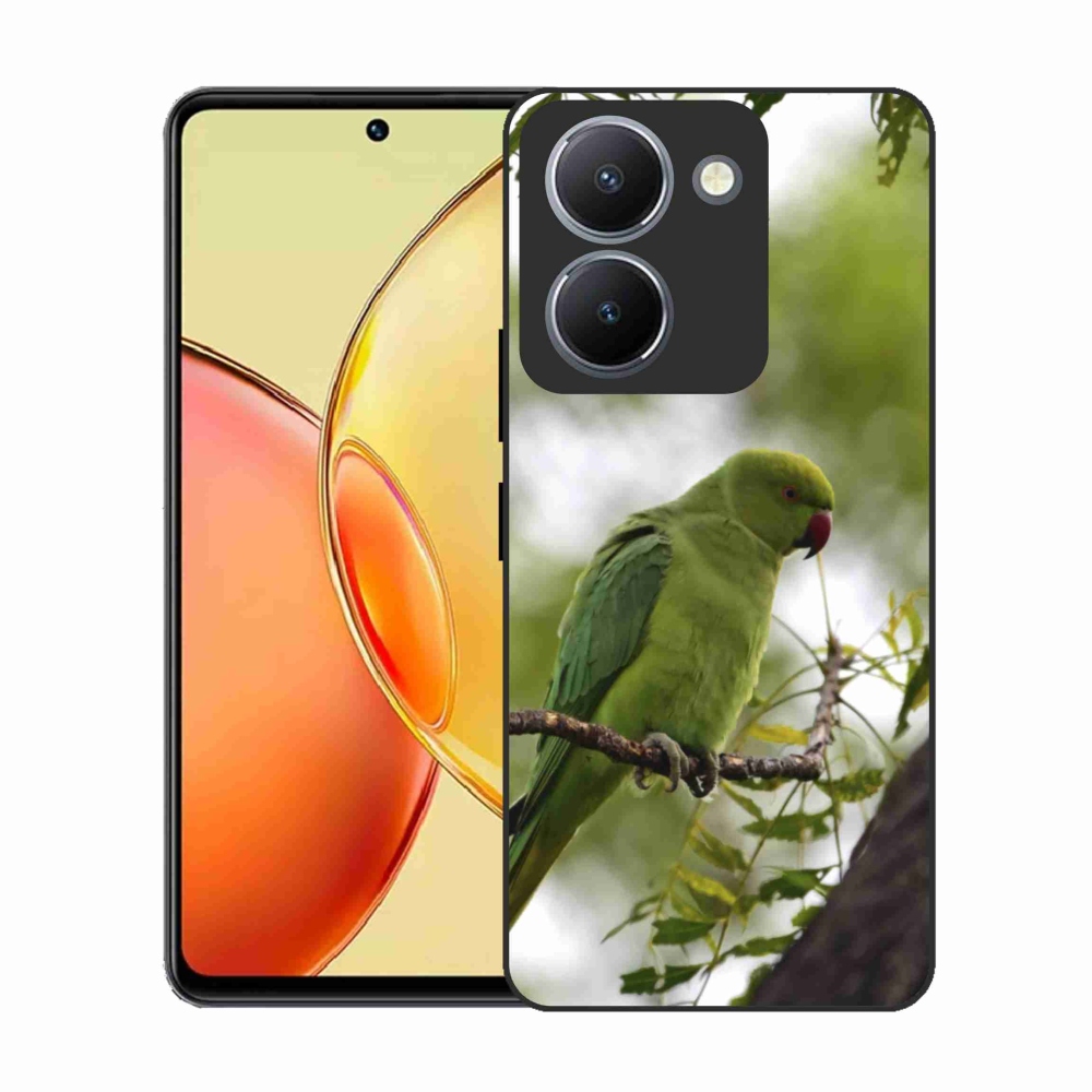 Gélový kryt mmCase na Vivo Y36 - zelený papagáj