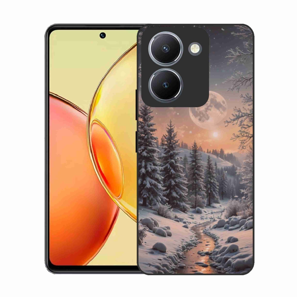 Gélový kryt mmCase na Vivo Y36 - zimná krajina 2