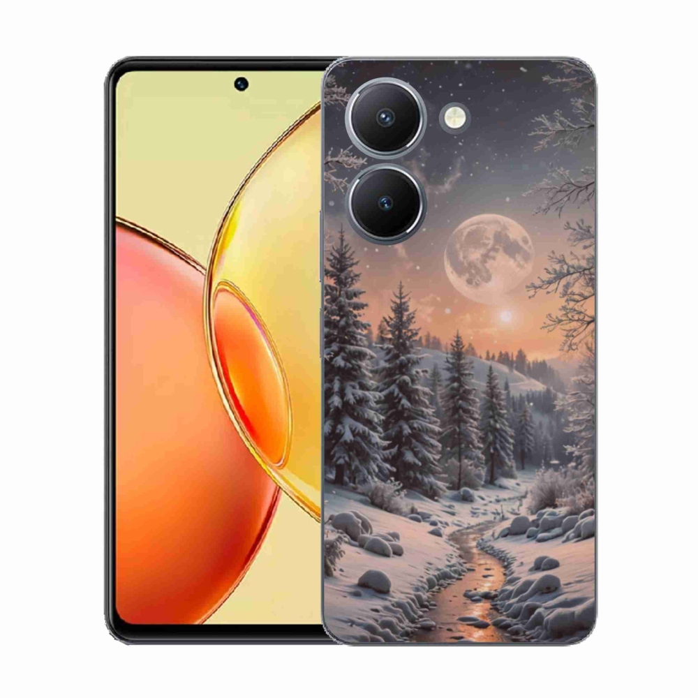 Gélový kryt mmCase na Vivo Y36 - zimná krajina 2