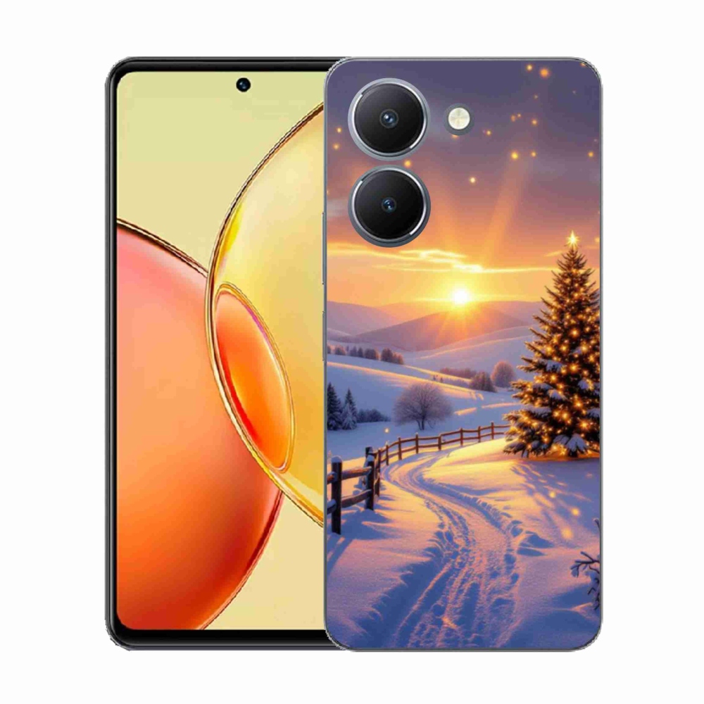 Gélový kryt mmCase na Vivo Y36 - zimná krajina
