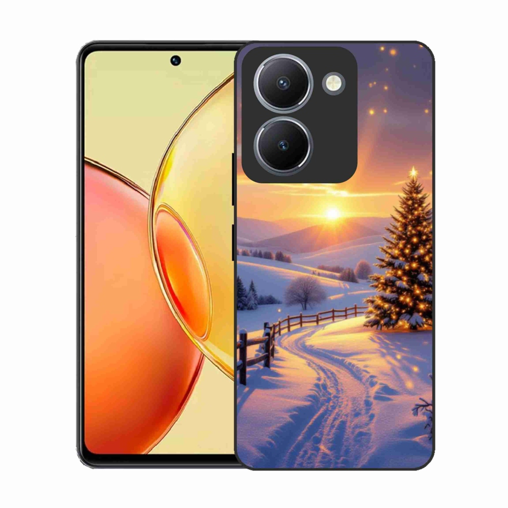 Gélový kryt mmCase na Vivo Y36 - zimná krajina