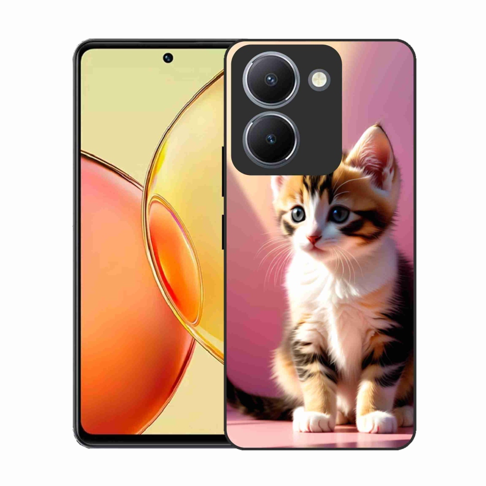 Gélový kryt mmCase na Vivo Y36 - zvedavé mačiatko 2