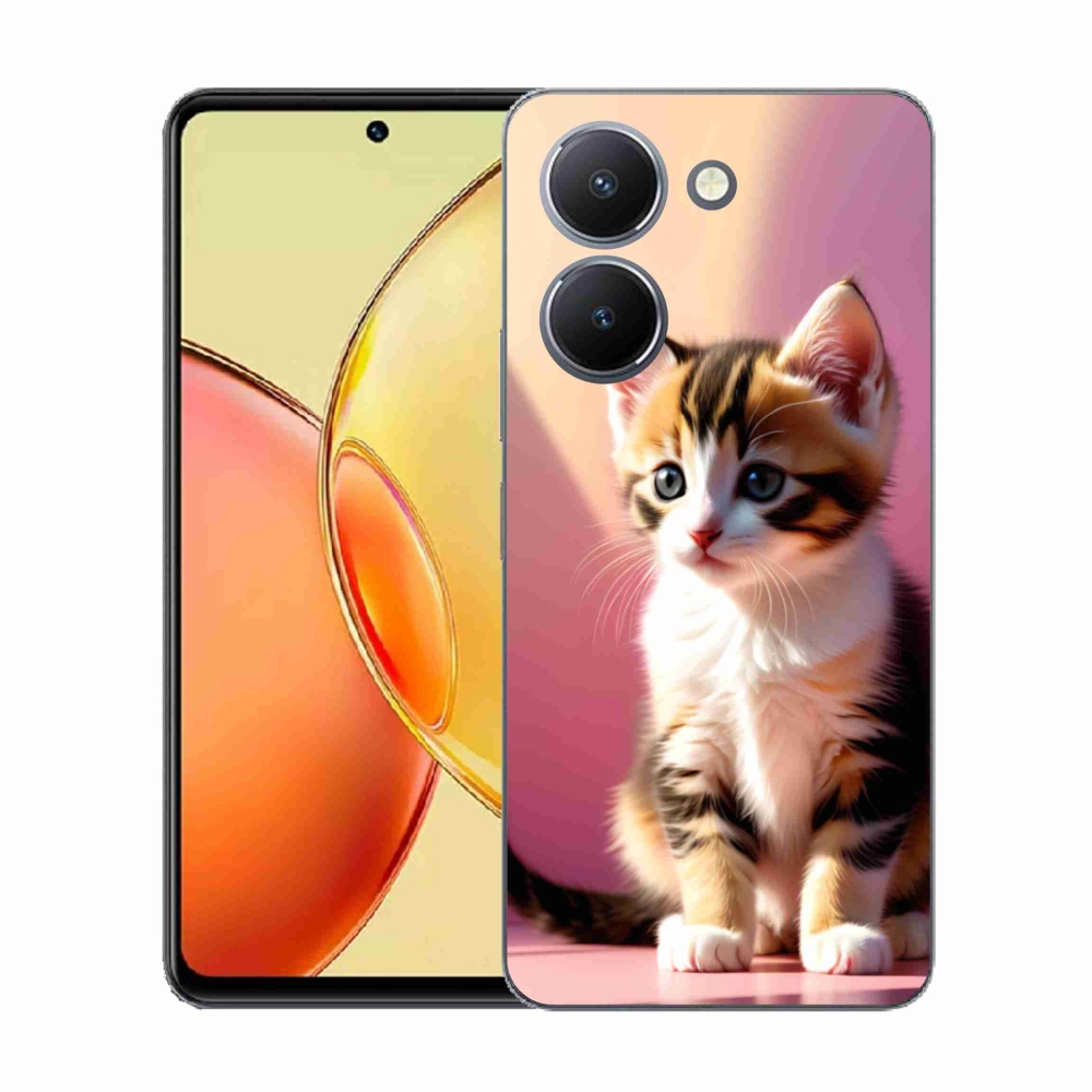 Gélový kryt mmCase na Vivo Y36 - zvedavé mačiatko 2