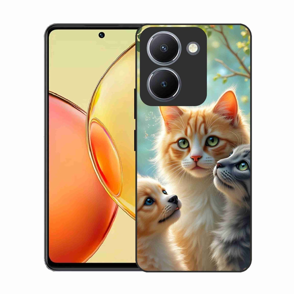 Gélový kryt mmCase na Vivo Y36 - zvieracie priateľstvo 2