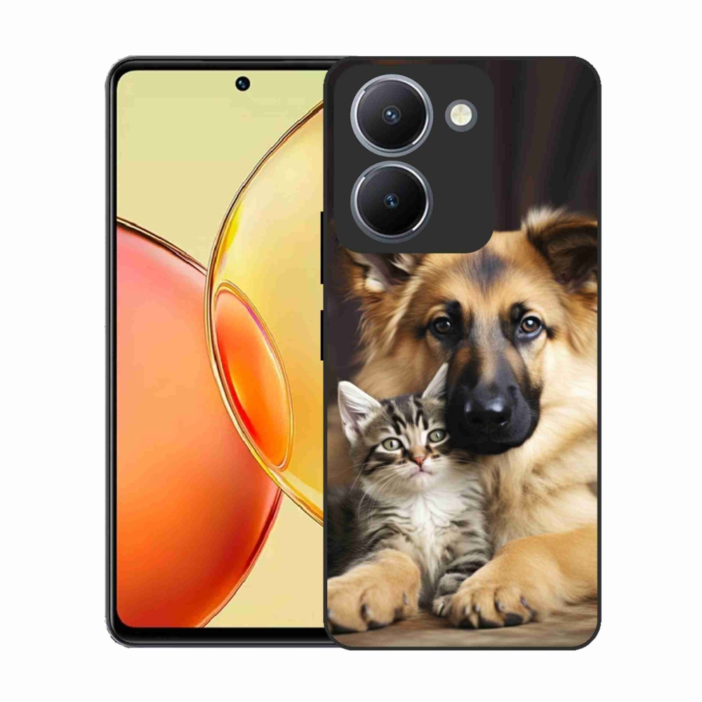 Gélový kryt mmCase na Vivo Y36 - zvieracie priateľstvo