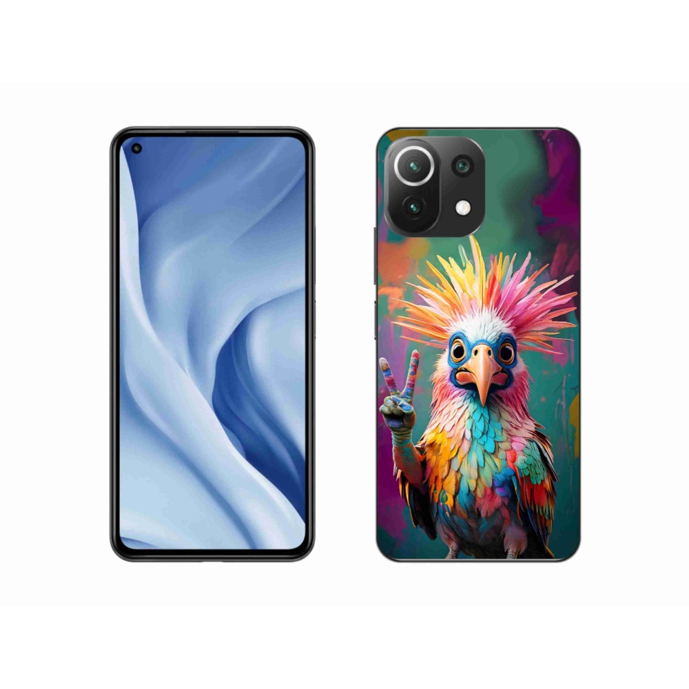 Gélový kryt mmCase na Xiaomi 11 Lite 5G NIE - farebný rebel