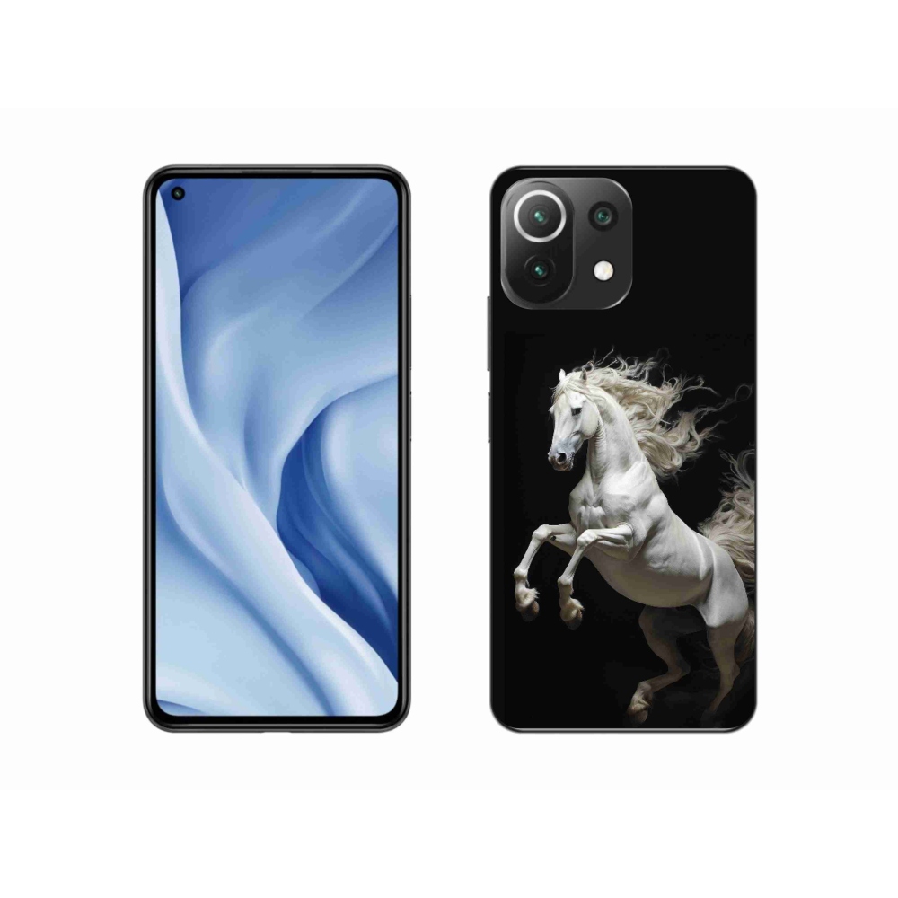 Gélový kryt mmCase na Xiaomi 11 Lite 5G NE - biely kôň 4