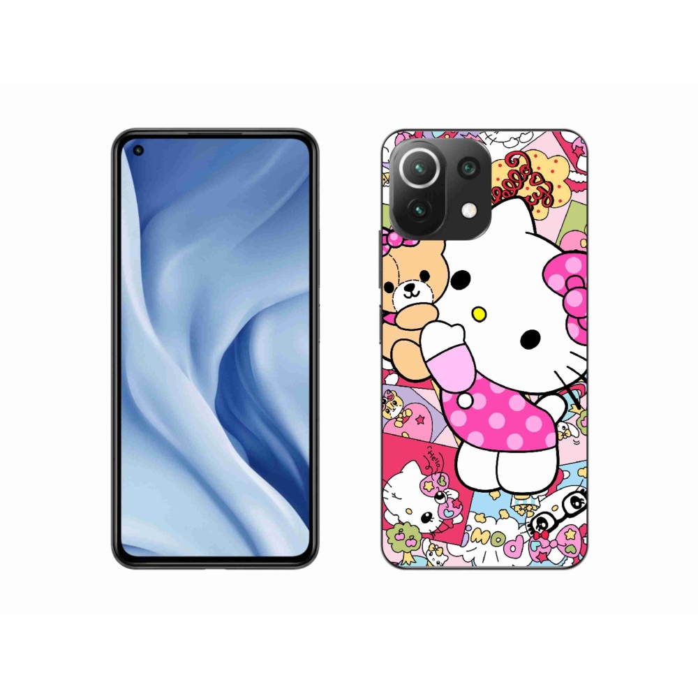 Gélový kryt mmCase na Xiaomi 11 Lite 5G NIE - cute kitty