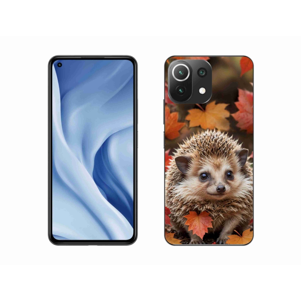 Gélový kryt mmCase na Xiaomi 11 Lite 5G NIE - ježko v lístia
