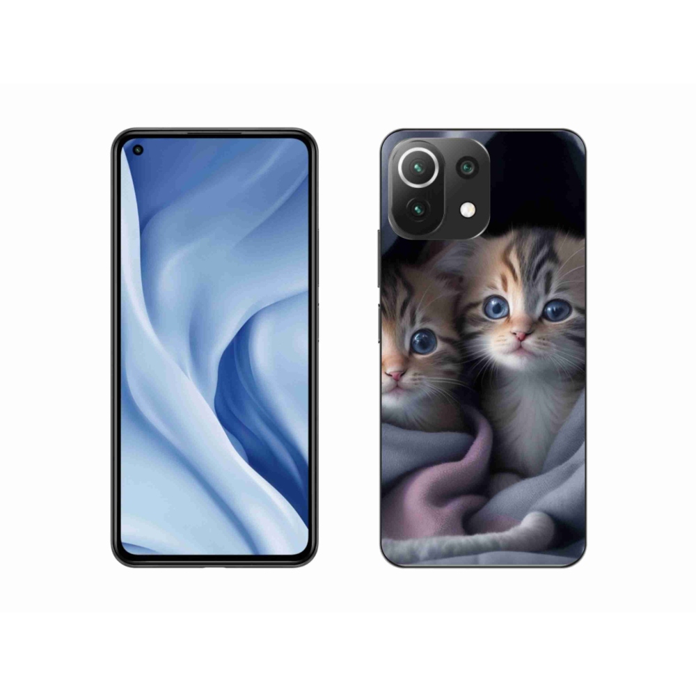 Gélový kryt mmCase na Xiaomi 11 Lite 5G NE - mačacie duo 2
