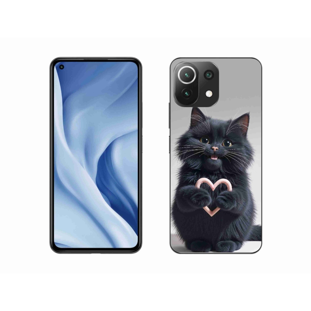 Gélový kryt mmCase na Xiaomi 11 Lite 5G NIE - mačacia láska 3