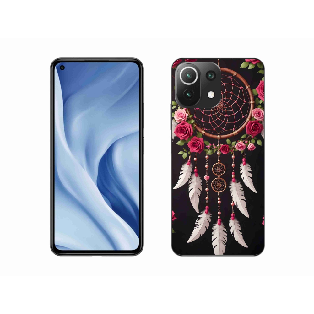 Gélový kryt mmCase na Xiaomi 11 Lite 5G NIE - lapač snov s ružami