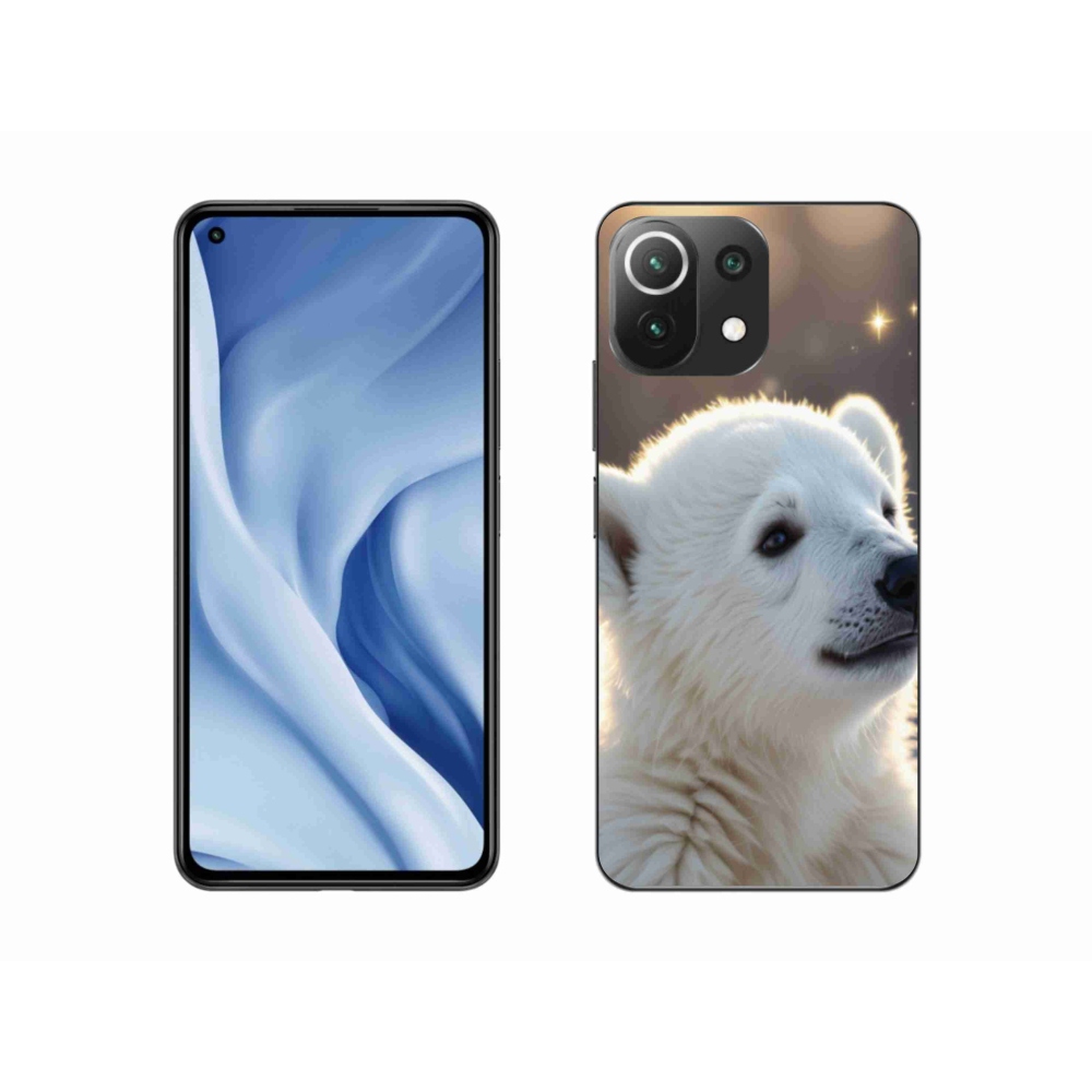 Gélový kryt mmCase na Xiaomi 11 Lite 5G NE - ľadový medveď