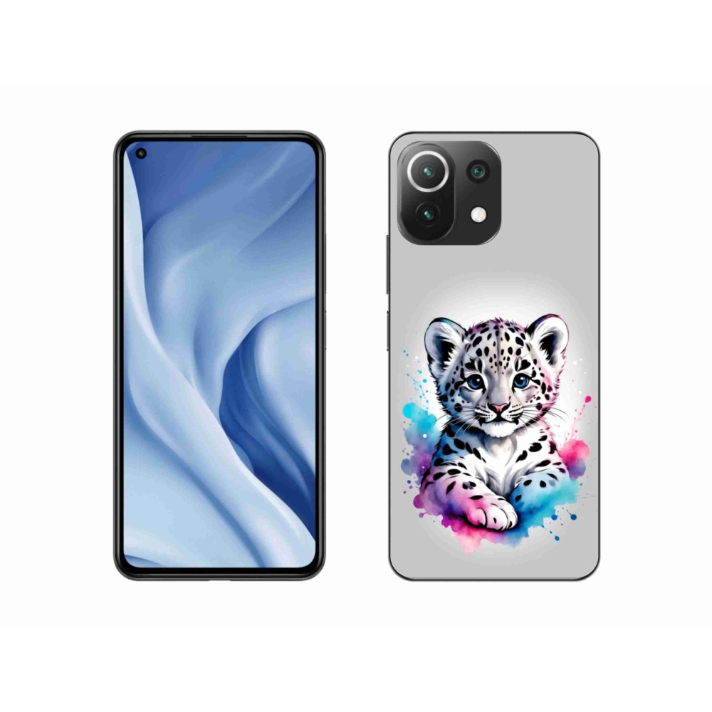 Gélový kryt mmCase na Xiaomi 11 Lite 5G NE - leopardej mláďa