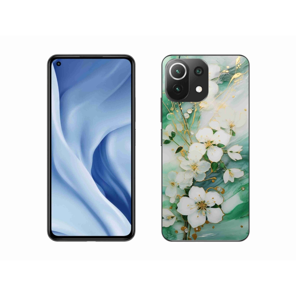 Gélový kryt mmCase na Xiaomi 11 Lite 5G NE - nežné kvety