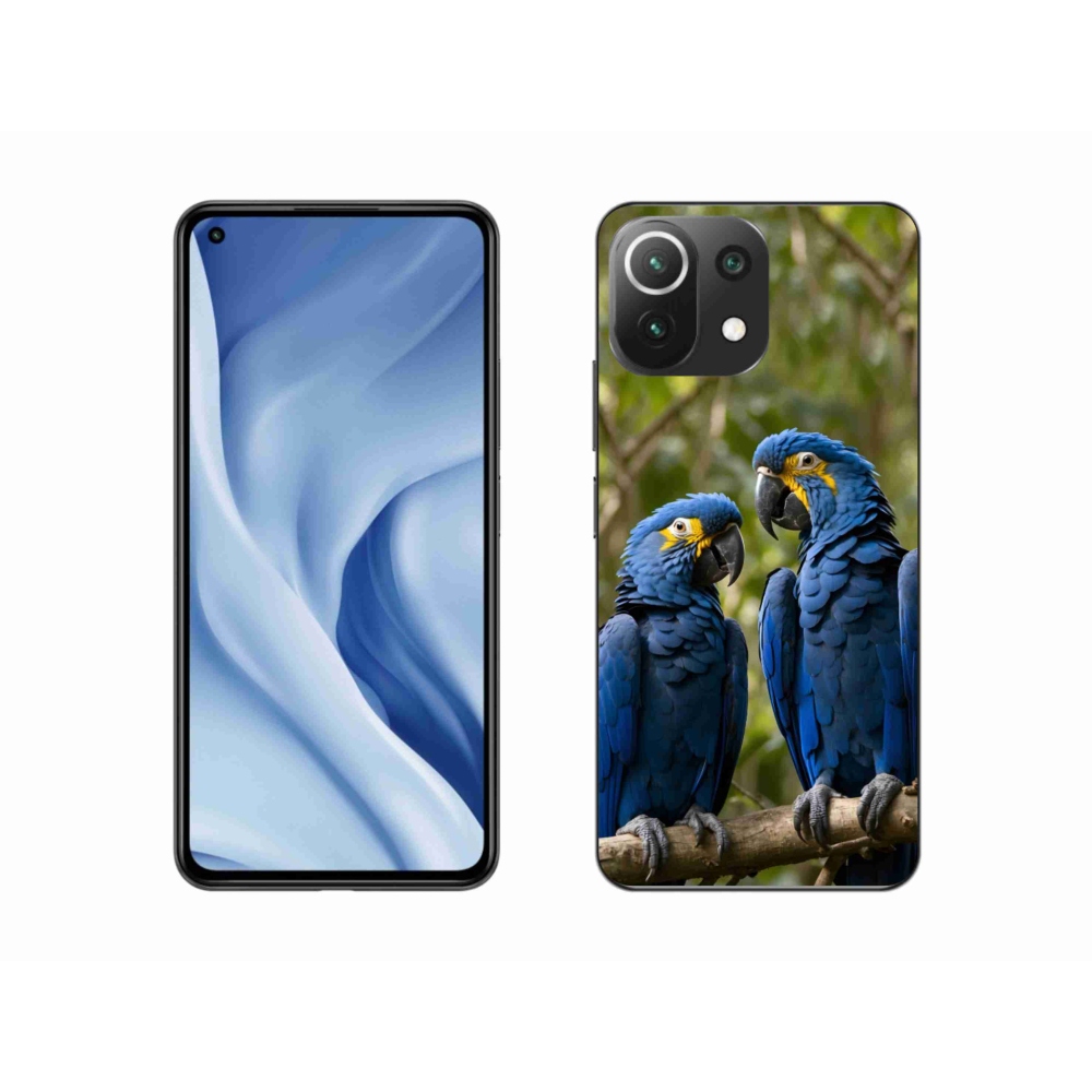 Gélový kryt mmCase na Xiaomi 11 Lite 5G NIE - papagájové duo