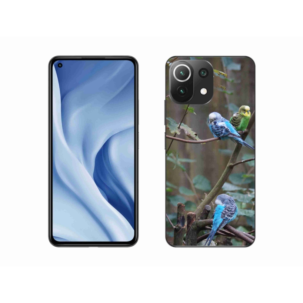 Gélový kryt mmCase na Xiaomi 11 Lite 5G NIE - papagáje na vetve