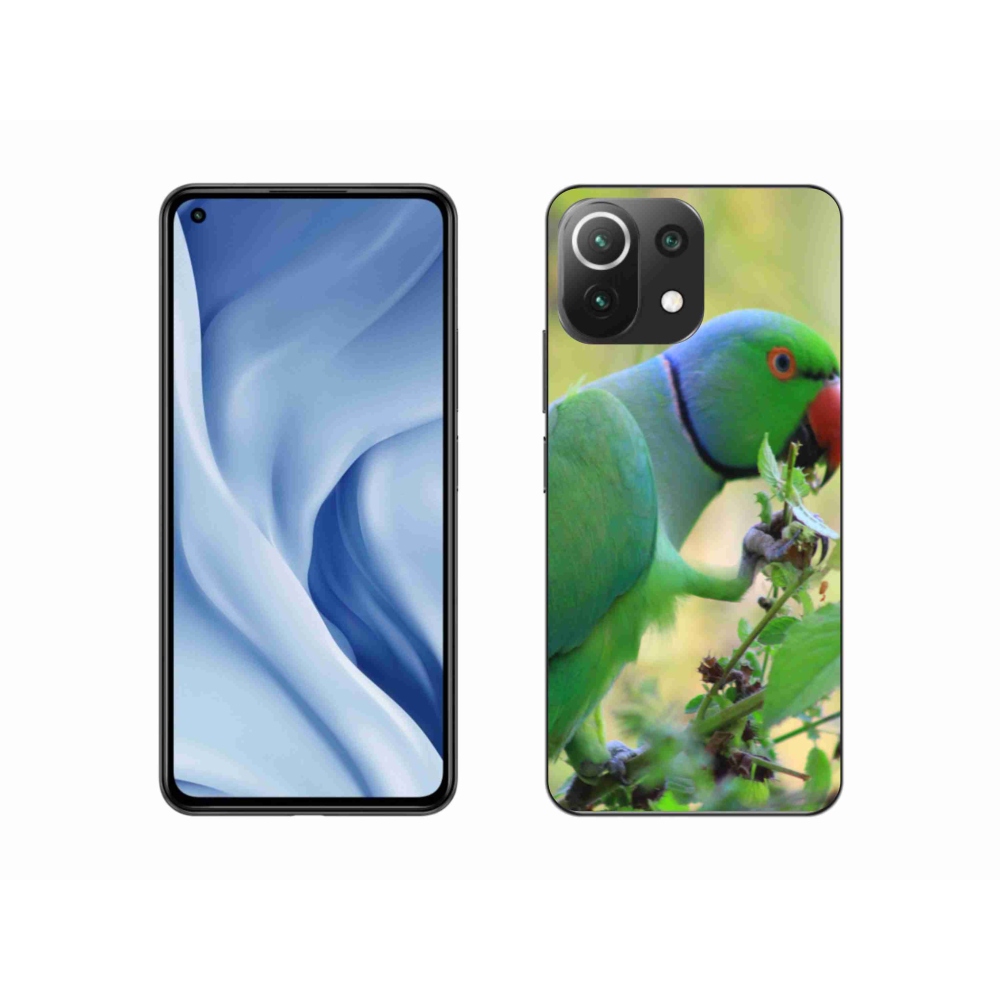 Gélový kryt mmCase na Xiaomi 11 Lite 5G NE - papagáj alexandro