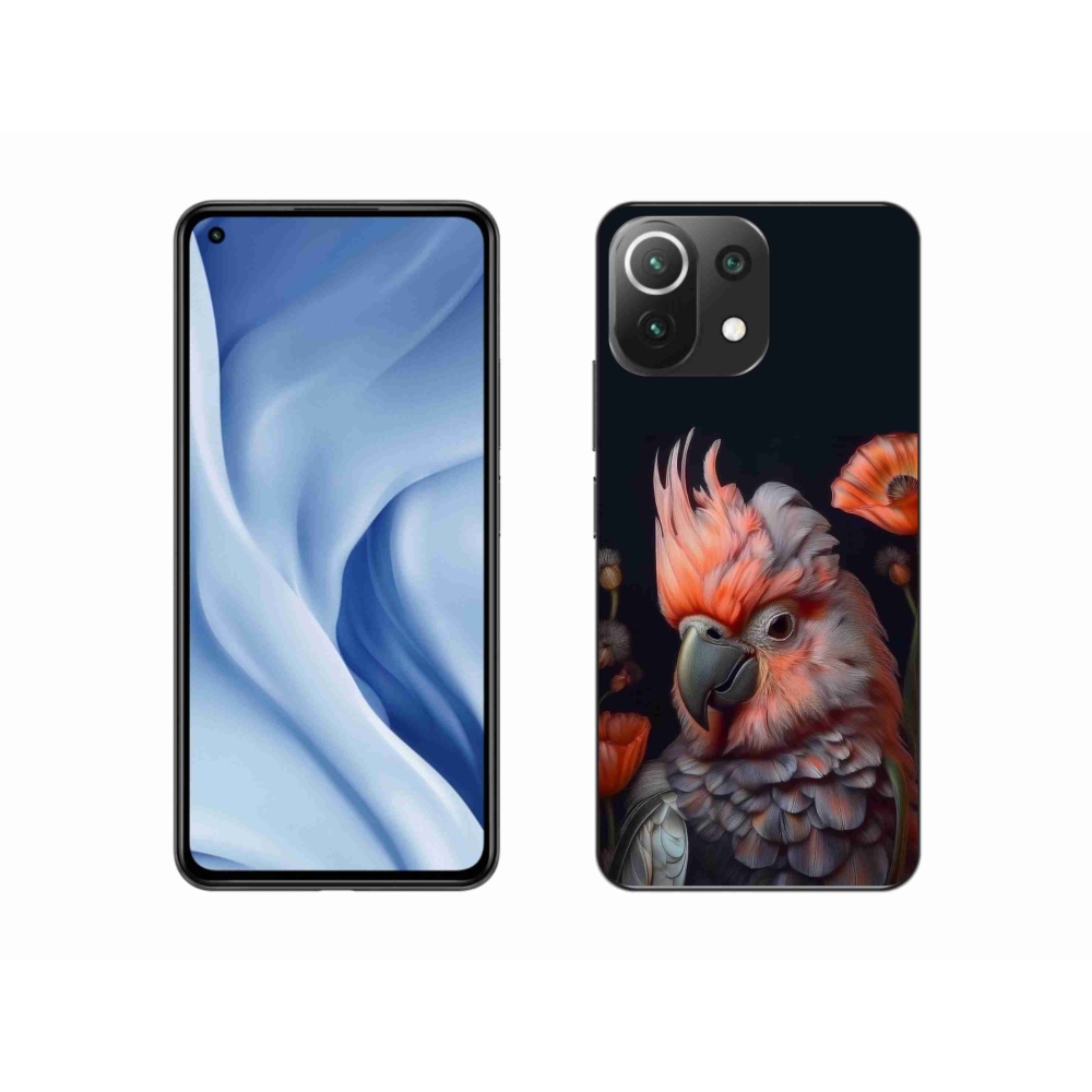 Gélový kryt mmCase na Xiaomi 11 Lite 5G NIE - papagáj kakadu vo farbách