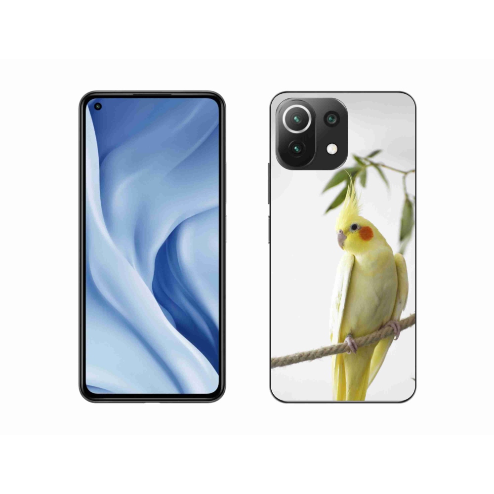 Gélový kryt mmCase na Xiaomi 11 Lite 5G NIE - papagáj korela chocholatá
