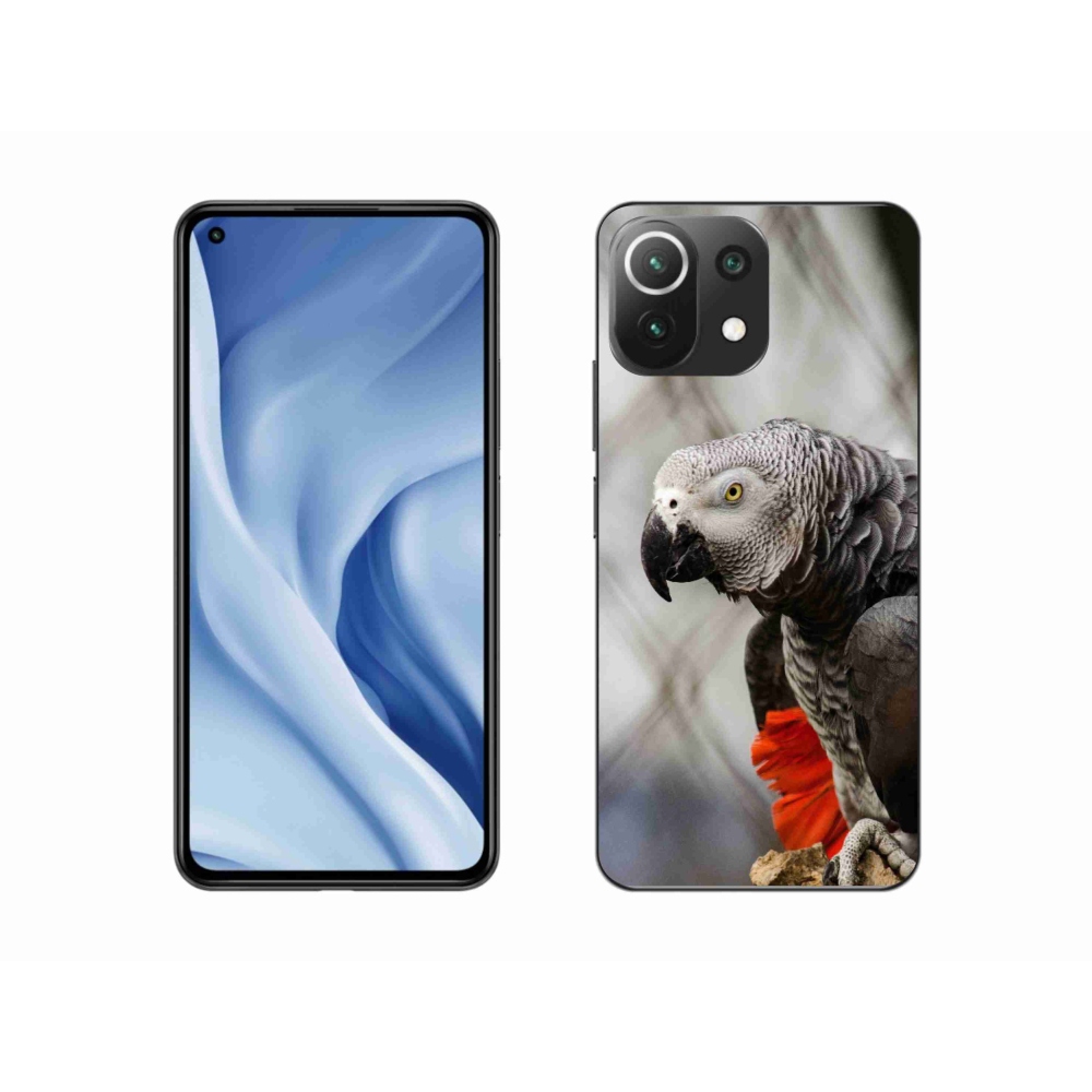 Gélový kryt mmCase na Xiaomi 11 Lite 5G NIE - papagáj žako 3