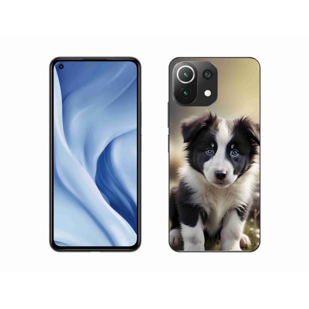Gélový kryt mmCase na Xiaomi 11 Lite 5G NIE - roztomilá border kólia