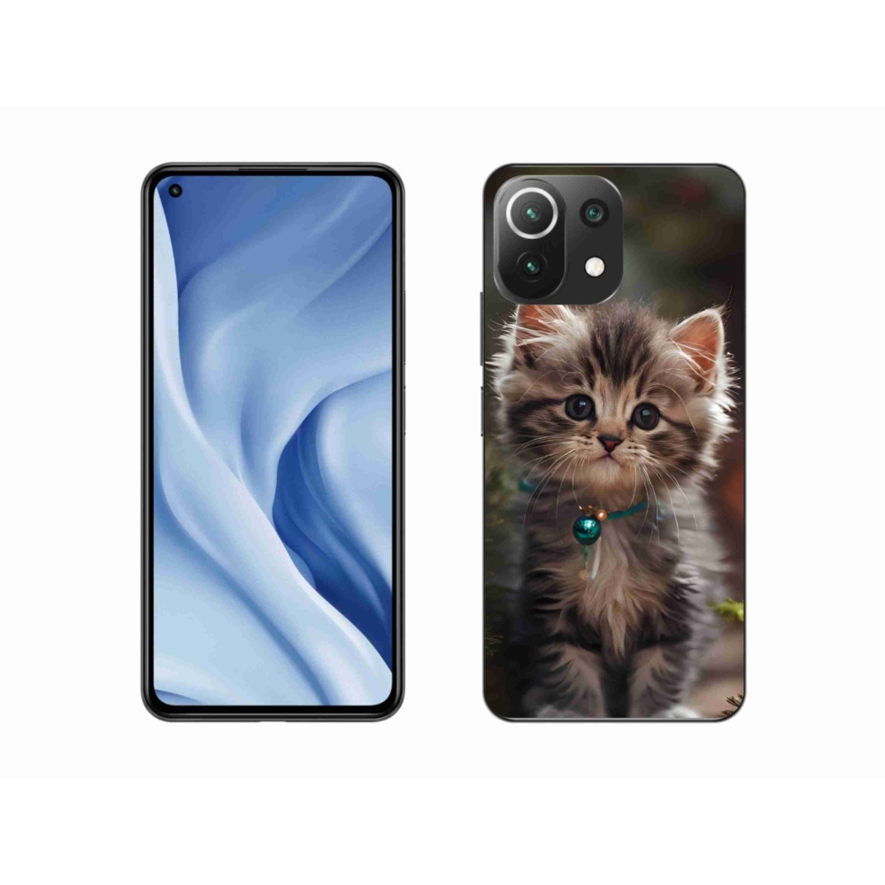 Gélový kryt mmCase na Xiaomi 11 Lite 5G NIE - roztomilé mačiatko 11