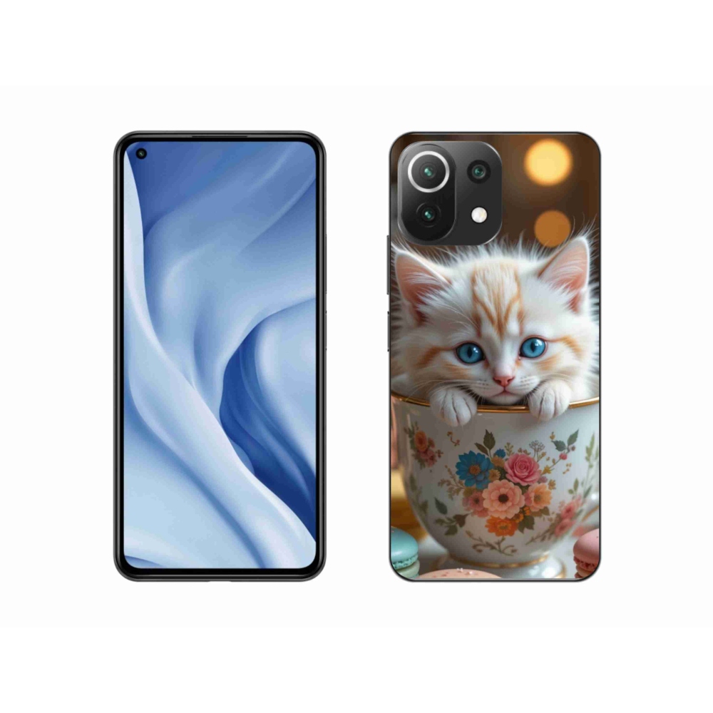 Gélový kryt mmCase na Xiaomi 11 Lite 5G NE - roztomilé mačiatko 6