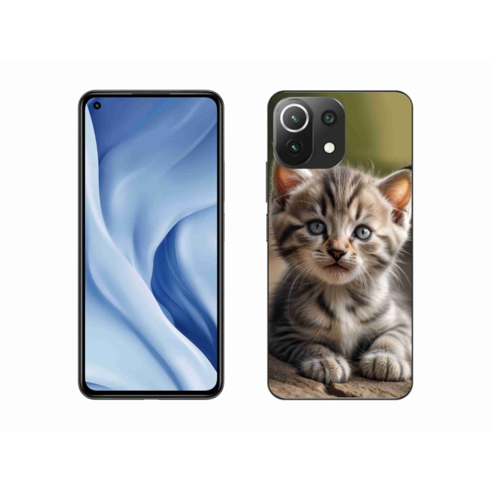 Gélový kryt mmCase na Xiaomi 11 Lite 5G NE - roztomilé mačiatko 9