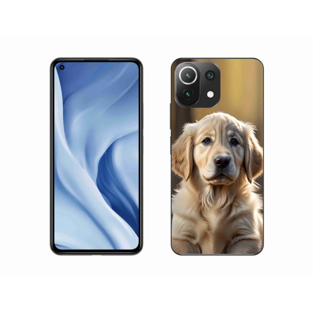 Gélový kryt mmCase na Xiaomi 11 Lite 5G NIE - roztomilý zlatý retriever