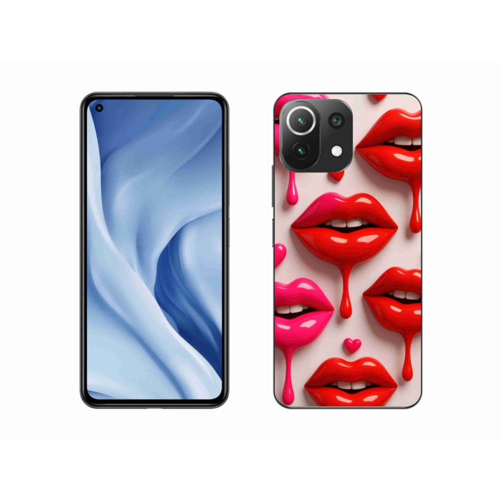 Gélový kryt mmCase na Xiaomi 11 Lite 5G NE - pery 2