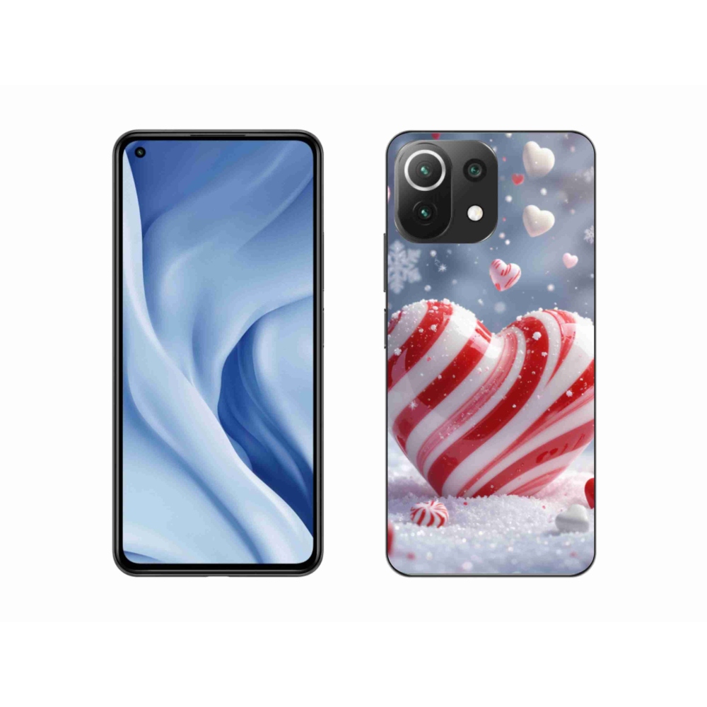 Gélový kryt mmCase na Xiaomi 11 Lite 5G NE - sladké srdce