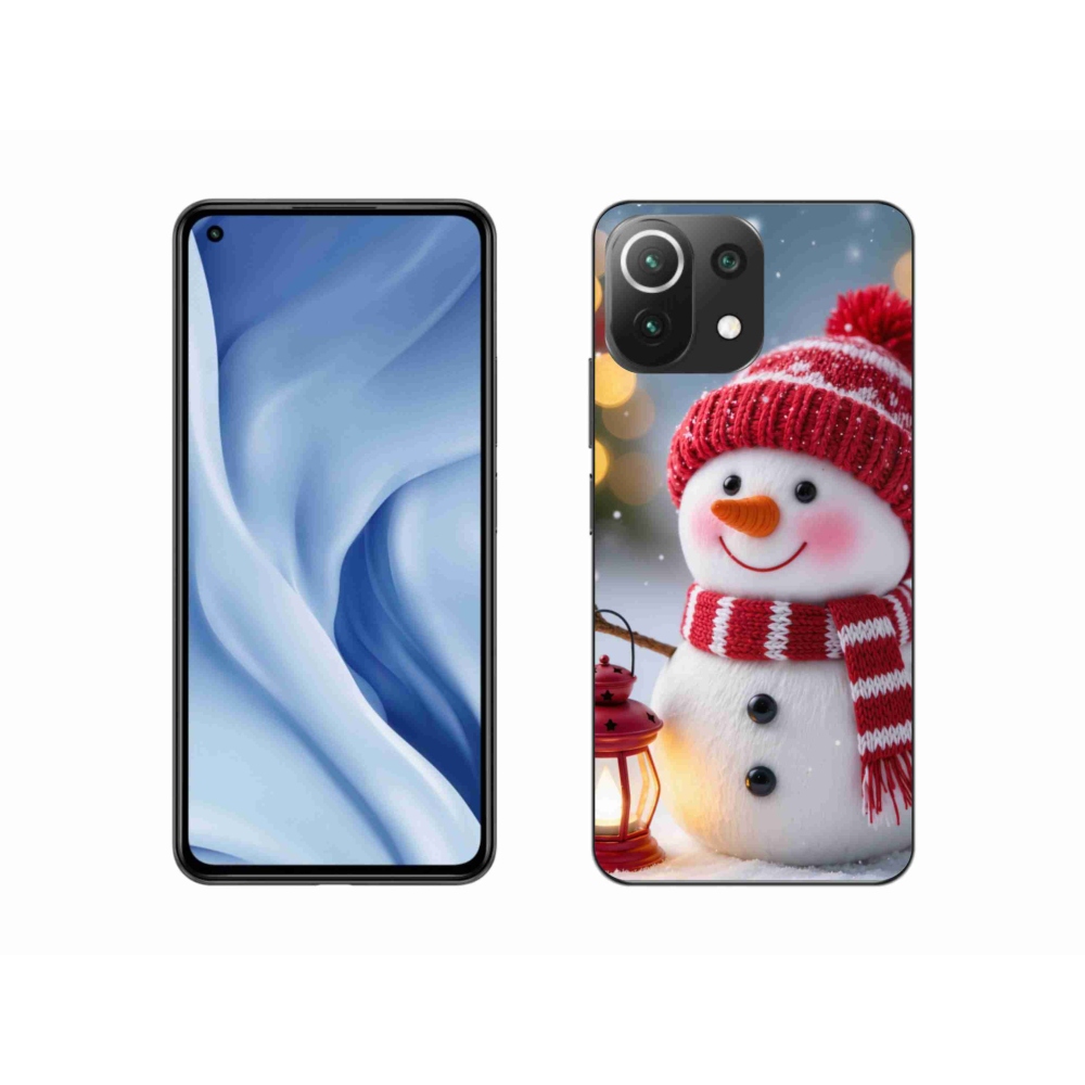 Gélový kryt mmCase na Xiaomi 11 Lite 5G NE - snehuliak 2