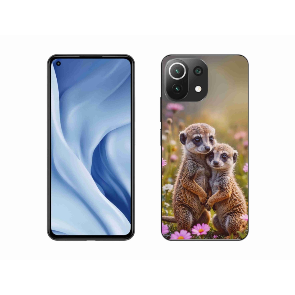 Gélový kryt mmCase na Xiaomi 11 Lite 5G NIE - surikatí duo