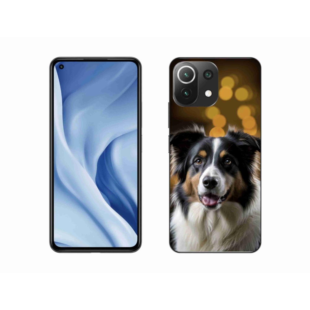 Gélový kryt mmCase na Xiaomi 11 Lite 5G NIE - usmievavý austrálsky ovčiak