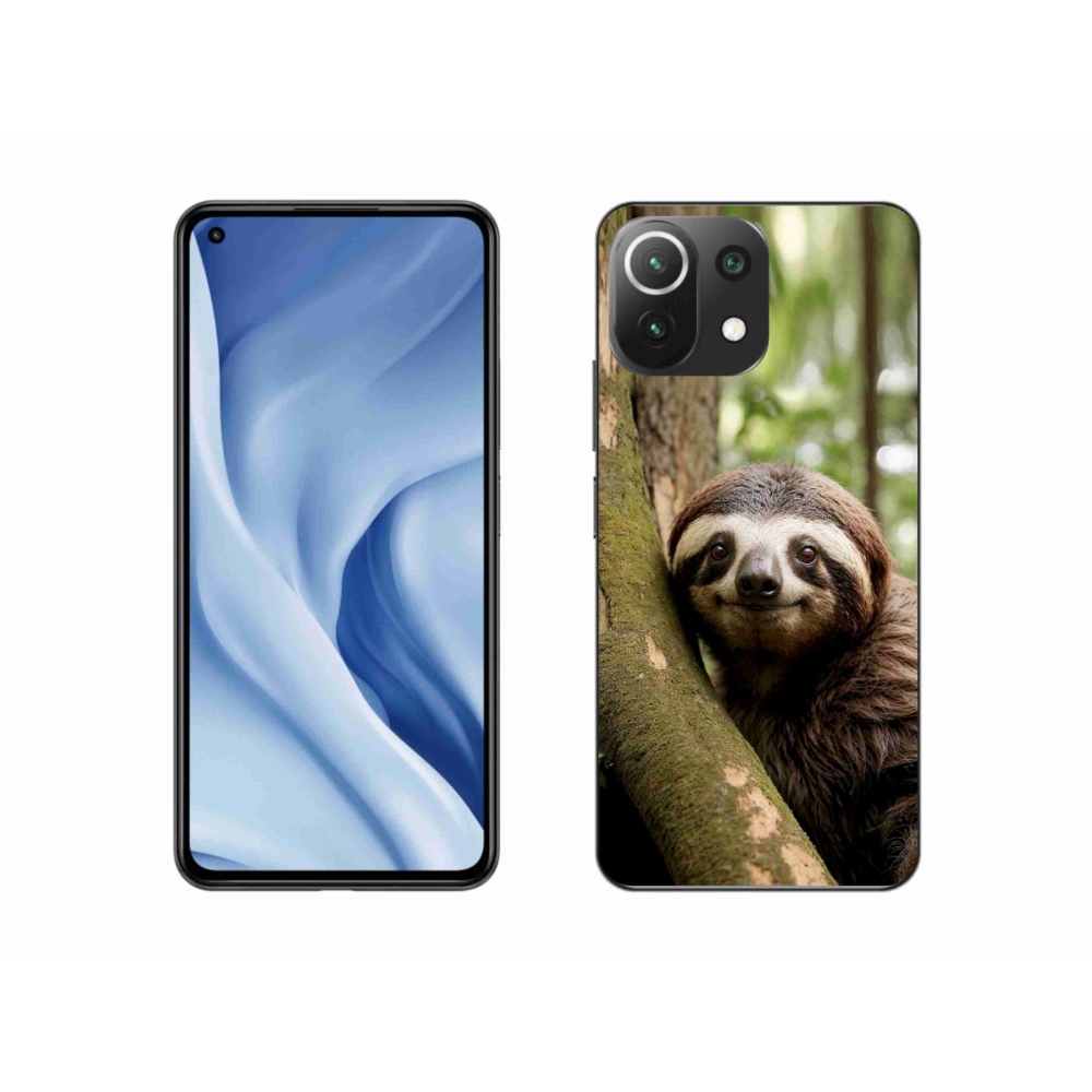 Gélový kryt mmCase na Xiaomi 11 Lite 5G NIE - usmievavý leňochod