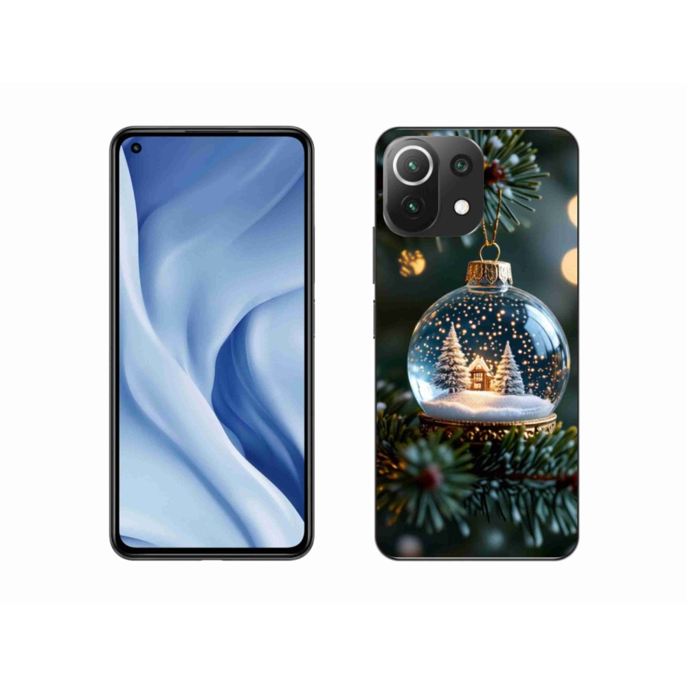 Gélový kryt mmCase na Xiaomi 11 Lite 5G NE - vianočné gule 2