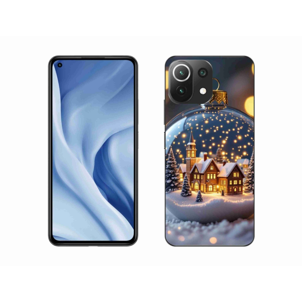 Gélový kryt mmCase na Xiaomi 11 Lite 5G NE - vianočné gule 4