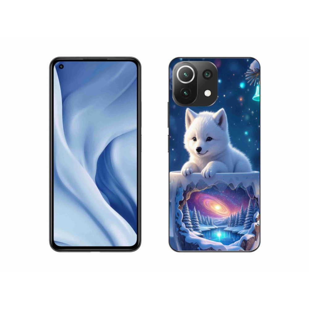 Gélový kryt mmCase na Xiaomi 11 Lite 5G NE - vianočné šteňa