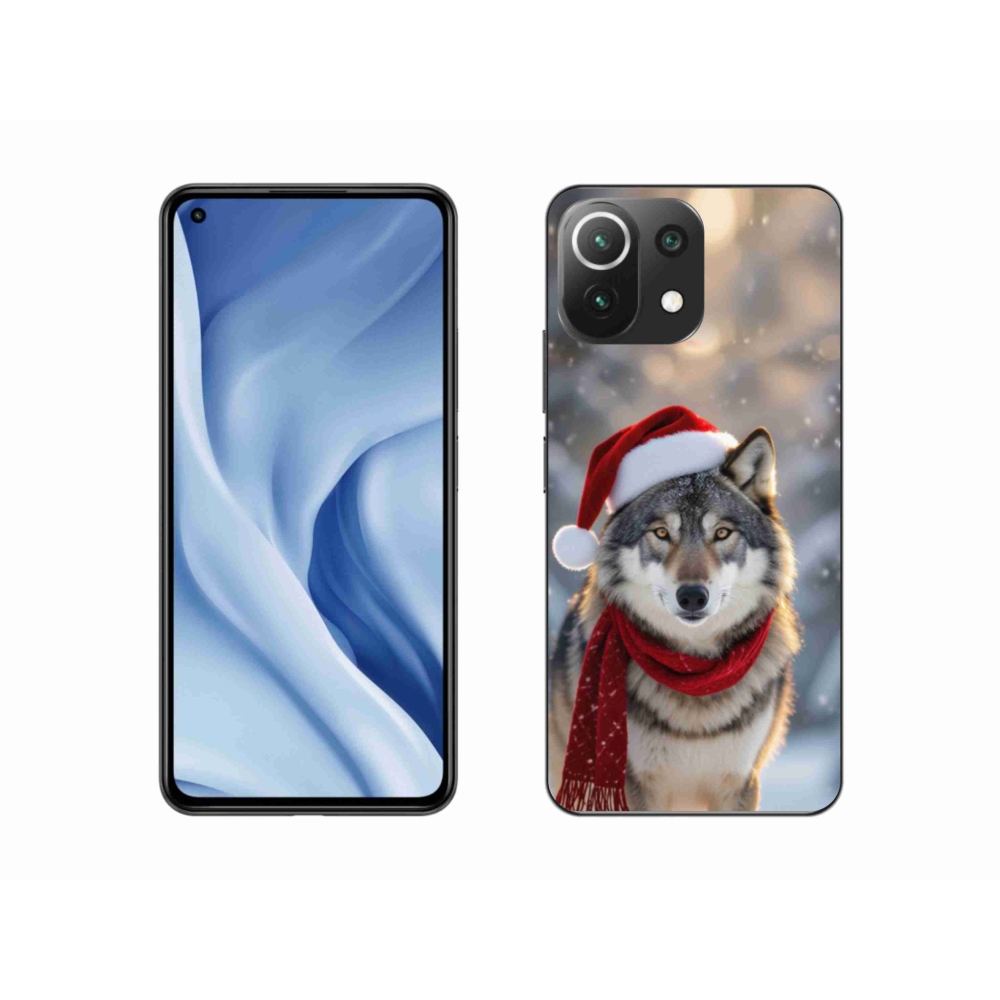 Gélový kryt mmCase na Xiaomi 11 Lite 5G NE - vianočný vlk